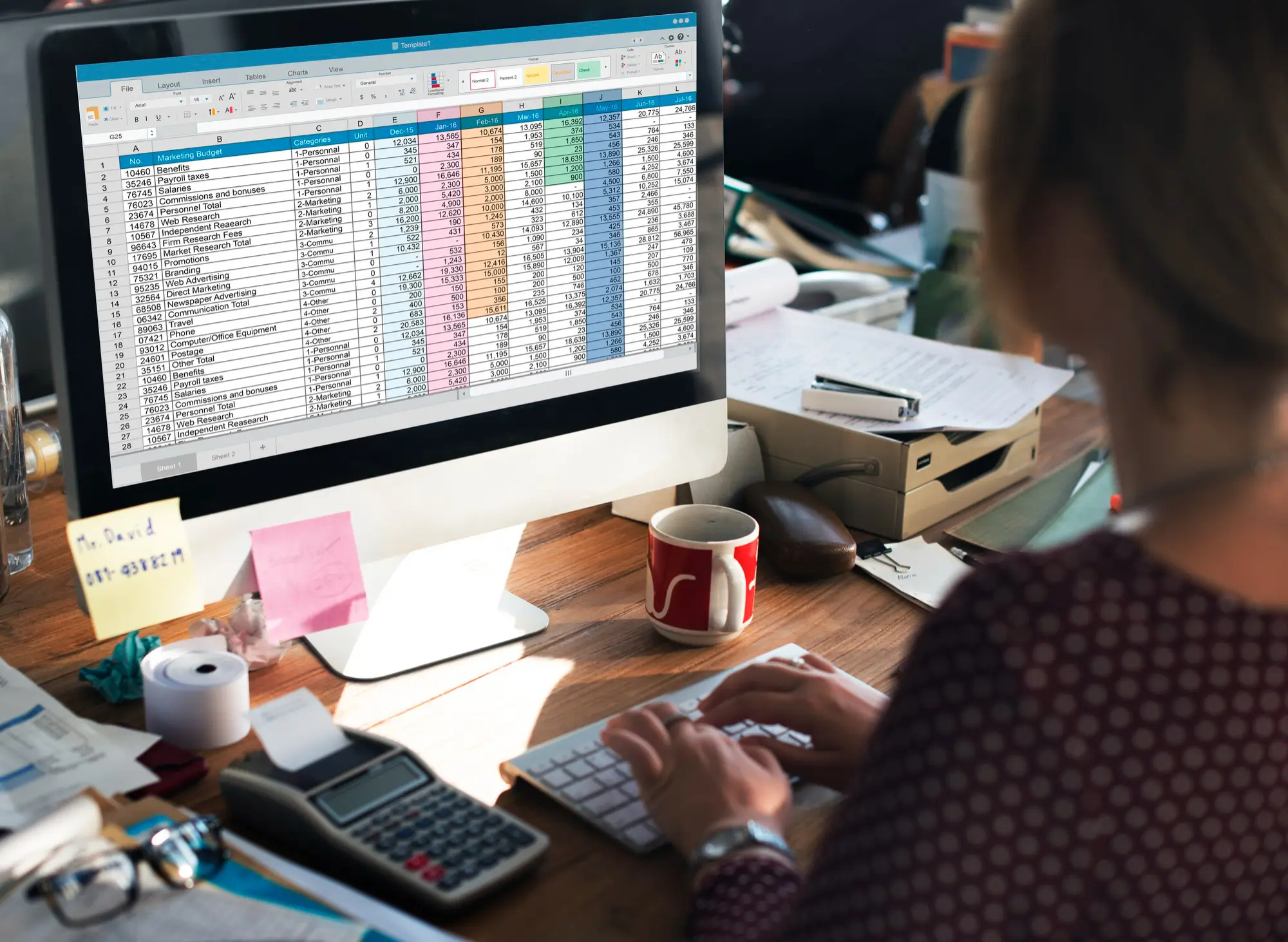 Spreadsheet document information financial